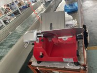 Trancheuse à viande semi-automatique en aluminium moulé sous pression économique Hualing/Zica HBS-300A avec couleur personnalisée, trancheuse à fromage