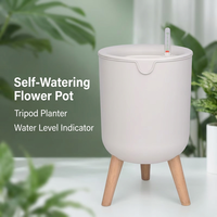 Étagère à fleurs de style nordique en plastique respirant et résistant à la corrosion pour bureau, salon, balcon, pour plantes en pot