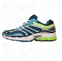 Saucony ProGrid Omni 9 : Baskets respirantes en maille pour longues courses, doublure en cuir véritable, à lacets, tendance et élégantes