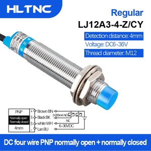 Cảm biến cảm ứng LJ12A3-4-Z/CX NPN no + NC DC 6V 12V 24V 36V công tắc lân cận M12 Cảm biến tiệm cận cảm ứng - Product Image 4