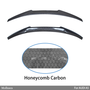 สปอยเลอร์หลังคาร์บอนไฟเบอร์ทรงรังผึ้งสไตล์ M4 สำหรับ A5 S5 RS5 B9 2 ประตู คูเป้ ปี 2016-2025 - Product Image 2