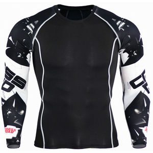 Camisetas de compresión atléticas para hombre, camisetas de manga larga con capa Base, 2020 - Product Image 6