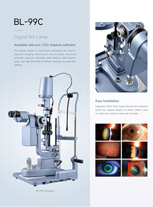 BL-99 loạt cổ điển bệnh viện LED Slit đèn kính hiển vi bolan - Product Image 4