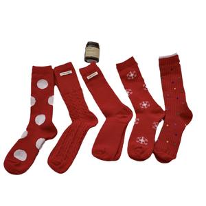 JIngwen OEM <span class=keywords><strong>Chaussettes</strong></span> en tricot à <span class=keywords><strong>gros</strong></span> points rouges pour Noël et le Nouvel An, <span class=keywords><strong>chaussettes</strong></span> mi-mollet d'hiver, <span class=keywords><strong>chaussettes</strong></span> antidérapantes, fabricant de Guangzhou - Product Image 6