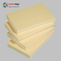 Usine Goldensign 3-30mm PVC WPC panneau de mousse feuille de bois plastique