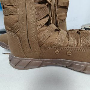Bottes tactiques mi-mollet TSB4 Super Summer respirantes marron café, chaussures de randonnée, de camping et de sport, baskets tactiques. - Product Image 4
