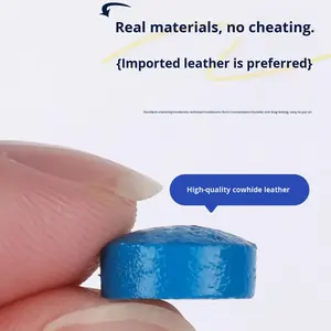 Punta de Taco de <span class=keywords><strong>Billar</strong></span> de Cuero Azul Diamante de Alta Calidad, 11 mm, Tamaño Mediano, No Requiere Presión, <span class=keywords><strong>Billar</strong></span> Especial, Hecho en China - Product Image 3