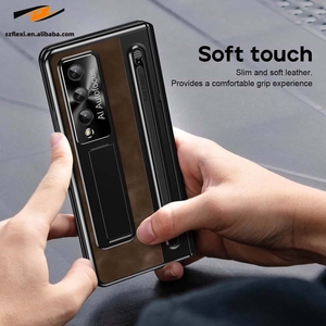 Custodia Protettiva Pieghevole in Pelle Vintage con Supporto e Slot per Penna, Design per PC, per Samsung Galaxy <span class=keywords><strong>Z</strong></span> Fold 4 5 6 7 8 - Product Image 6