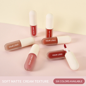 Brillo <span class=keywords><strong>de</strong></span> labios personalizado OEM Etiqueta Privada brillo <span class=keywords><strong>de</strong></span> labios mate Mini esmalte <span class=keywords><strong>de</strong></span> labios líquido cápsula lápiz labial - Product Image 2