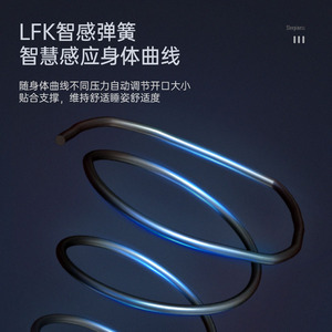 ที่นอนอัจฉริยะ LfK รุ่น Smart Spring หนา 2 ซม. ยางพารา ความแน่นปานกลาง 25 ซม. Mcw1-132 ระบายอากาศเย็นสบาย พร้อมระบบพ็อกเก็ตสปริงเพื่อสุขภาพ - Product Image 4