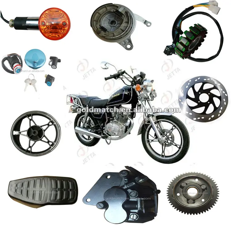Acquista vendita calda GN125 tutti i pezzi di ricambio per motociclette