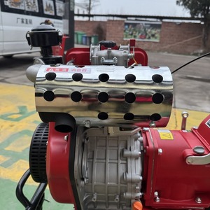 Microcultivador Manual con Motor de Gasolina de 2.5 Hp, Cultivador de Suelo Rojo Sh400 - Product Image 4