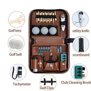 Nieuw Binnen Multifunctionele Golfgeschenkdoos Set Golfaccessoires Gereedschapskit Golfer 'S Gereedschapstas Golfaccessoires Cadeau Set