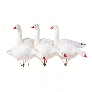 Décoys de canard des neiges modernes en plastique pour l'extérieur - Appât de chasse réaliste pour la chasse aux oiseaux aquatiques - Product Image 1