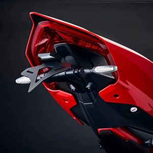Support de plaque d'immatriculation arrière court <span class=keywords><strong>Ducati</strong></span> V2/<span class=keywords><strong>V4</strong></span>/Panigale <span class=keywords><strong>V4</strong></span> avec éclairage LED et clignotants pour moto - Product Image 1
