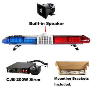 <span class=keywords><strong>Barre</strong></span> lumineuse LED <span class=keywords><strong>de</strong></span> 47 pouces (120 cm) avec sirène, lumière d'urgence rouge, bleue, verte clignotante pour camion d'urgence, ambulance, véhicules <span class=keywords><strong>de</strong></span> sauvetage - Product Image 3