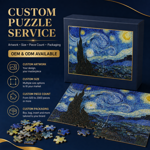 <span class=keywords><strong>Puzzle</strong></span> en papier DIY grand format pour adultes, anti-stress et stimulant l'intelligence, modèle <span class=keywords><strong>Van</strong></span> <span class=keywords><strong>Gogh</strong></span> Montagne Sainte-Germain, très tendance et en forte demande - Product Image 4