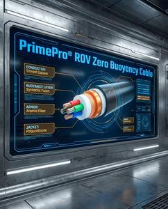 <span class=keywords><strong>Cable</strong></span> de Cero Flotabilidad PrimePro ROV, 3000m de Profundidad, Densidad 1.03, Reforzado con Kevlar, Velocidad de Datos de 10Gbps, Alimentación de 600V, <span class=keywords><strong>Cable</strong></span> Híbrido para Aguas Profundas - Product Image 2