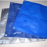 Bâche grise 6x8m personnalisée en usine 120g bâches étanches à l'eau couverture polyvalente bâche PE
