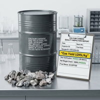 Gaz acétylène pour soudage et découpe, carbure de calcium 50-80mm, 315L/kg, marque ROYALTY, fûts de 50kg/100kg pour le marché népalais, produits chimiques pour fruits
