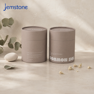 Empaque de Cilindro de Papel Kraft Ecológico con Logotipo Personalizado para Aceite Esencial, Caja de Cartón para Cilindro, Empaque de Tubo para Velas - Product Image 1