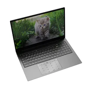 Dijital Touchpad ile toptan ince taşınabilir dizüstü 1920*1080 piksel Intel Celeron 5205U ucuz 15.6 inç dizüstü bilgisayar