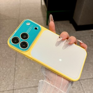 Funda para teléfono móvil con logo OEM en colores contrastantes, estilo Dopa Mine, para iPhone 18 17 16 15 14 Pro Max, cubierta trasera acrílica brillante, venta al por mayor - Product Image 5