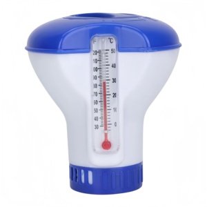 Gobelet flottant pour <span class=keywords><strong>eau</strong></span> de 5 pouces avec thermomètre pour la désinfection et la dosage de l'<span class=keywords><strong>eau</strong></span> de piscine - Product Image 1