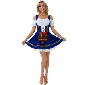 New <strong>Halloween</strong> Echo German Beermaid Dress Bar Maid Outfit in <strong>Plus</strong> <strong>Sizes</strong> Oktoberfest <strong>Costume</strong> - Product Image 3