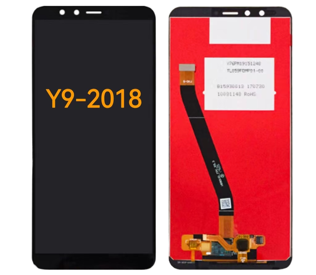 OEM LCD Replacement Touch Screen Digitizer with Frame for Huawei Y9 2018 3 Year Warranty