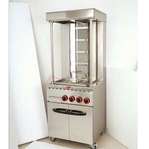 Machine à <span class=keywords><strong>kebab</strong></span> rotative automatique à gaz verticale à tête unique, machine à griller le poulet shawarma - Product Image 3