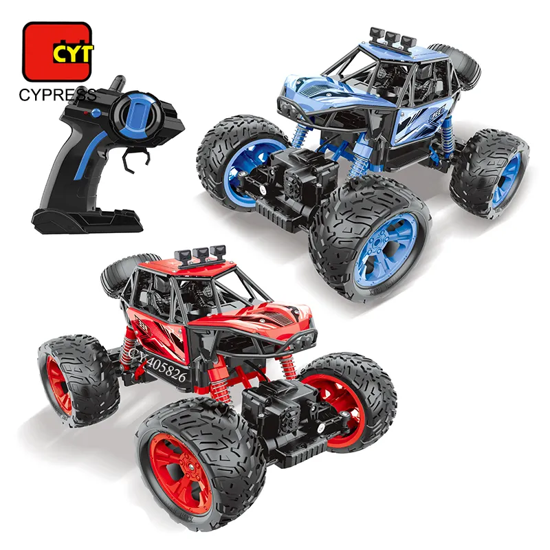 1/12 Scale Remote Control Car RC Off Road Monster Truck Toys Vehicle RC Cars With LED Light For Kids