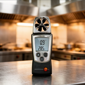 Anémomètres portatifs Testo modèles 410-1 pour la mesure du débit d'air et de la température avec une résolution de 0,2 ms - Product Image 5