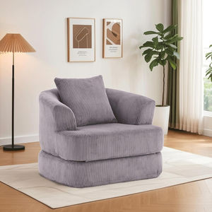 Canapé-lit minimaliste extensible en tissu pour la maison et l'hôtellerie, fabricant sur mesure Shunde - Product Image 3