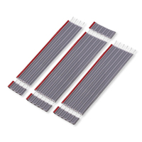 Hochleitfähiges PVC-verzinntes Kupfer 6P 2,54mm Rastermaß Flachkabel AWM2651 Rotkantiges Graues Bandkabel JST Molex Bildschirmverbindung
