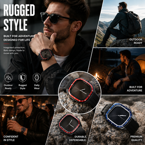 Nuova custodia protettiva robusta Armor Pro antiurto in due pezzi integrati con elegante cinturino per <span class=keywords><strong>Apple</strong></span> <span class=keywords><strong>Watch</strong></span> <span class=keywords><strong>6</strong></span> 7 8 9 10 11 - Product Image 5