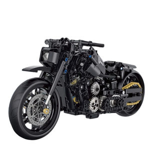 60502 Moto jouet éducatif à petites pièces pour enfants, cadeau pour garçon de 8 ans, modèle de voiture à assembler en blocs de construction - Product Image 1