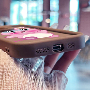 Dễ Thương Loopy Phim Hoạt Hình Hỗ Trợ Tùy Chỉnh Hình Ảnh Logo Silicone Trường Hợp Điện Thoại Bìa Đối Với Samsung Xiaomi <span class=keywords><strong>iPhone</strong></span> 16 15 14 13 12 11 Pro Max - Product Image 5