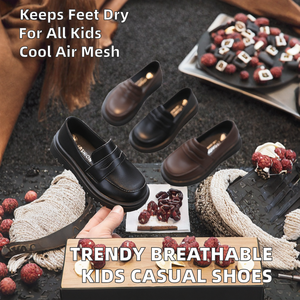 Zapatos Casuales Retro con Cordones para Niños y Niñas, Forro de Malla Transpirable, Suelas Antideslizantes, para Verano e Invierno - Product Image 4