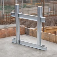 Pince de coffrage carrée réglable galvanisée à prix d'usine, haute résistance, pour renforcement de la construction