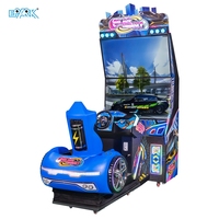 Simulateur de course dynamique, machine de jeu d'arcade à monnayeur, construction métallique, technologie de détection de mouvement, réaliste