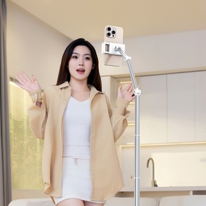 Supporto da Pavimento Portatile in Lega di Alluminio per Telefono e Tablet, Regolabile a 360° con Supporto Affusolato per Letto e Scrivania - Product Image 3