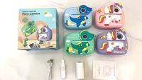 Cámara de Impresión Digital SourcingArk para Niños, Video, Fotos, Juegos, MP3, Full HD, Doble Lente, Viajes, CMOS, MicroSD, Pantalla de 2.4", 3-6 Años, D1A