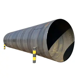 Tuyaux en acier ASTM 20 pouces 6m Longueur Tuyau en métal API 5L Pipeline de gaz Tuyau en acier en spirale