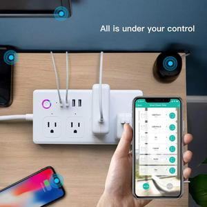 <span class=keywords><strong>Enchufe</strong></span> Inteligente <span class=keywords><strong>Wifi</strong></span> con Cuatro Tomas de Corriente, <span class=keywords><strong>Regleta</strong></span> Inteligente para el Hogar con Control por Aplicación Tuya, PST-SA-P702U de Fábrica - Product Image 5