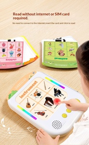 Tarjetas Interactivas Personalizadas con 20 Juegos de Escuchar y Buscar, Juguete Montessori para el Aprendizaje del Alfabeto, Fonética, <span class=keywords><strong>Palabras</strong></span>, Canciones de Matemáticas Sencillas, Regalo para Niños con Autismo - Product Image 2