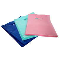 Logo personnalisé écologique de haute qualité sacs à provisions en plastique de transport promotionnel pour magasin de mode de vêtements
