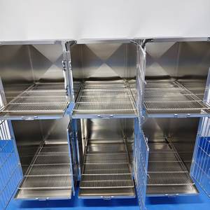 Cage d'hôpital vétérinaire en acier inoxydable pour animaux, cage de récupération pour clinique vétérinaire, équipement médical - Product Image 4