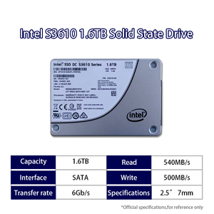 SSDSC2BX016T4 SSDSC2BX016T401 para S3610, Unidad de Estado Sólido Empresarial de 1.6 TB, MLC SATA III 6 Gb/s, MLC, 2.5 Pulgadas, 7 mm - Product Image 2
