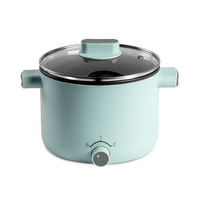 Mini cuisinière multifonction 1,5 L tout-en-un pour les étudiants, les personnes âgées et les célibataires.